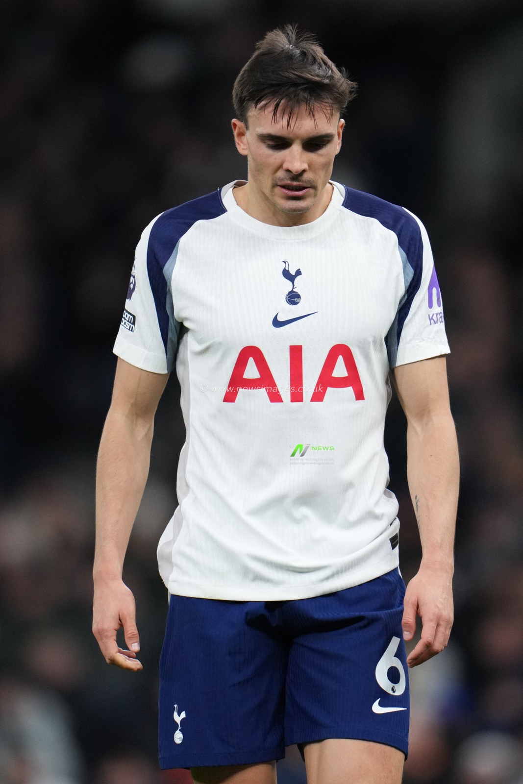 Joao Palhinha of Tottenham Hotspur during the Premier League match Tottenham Hotspur vs Fulham at Tottenham Hotspur Stadium, London, United Kingdom, 29th November 2025

(Photo by Harvey Murphy/News Images)

*** GER AUT SUI OUT ***