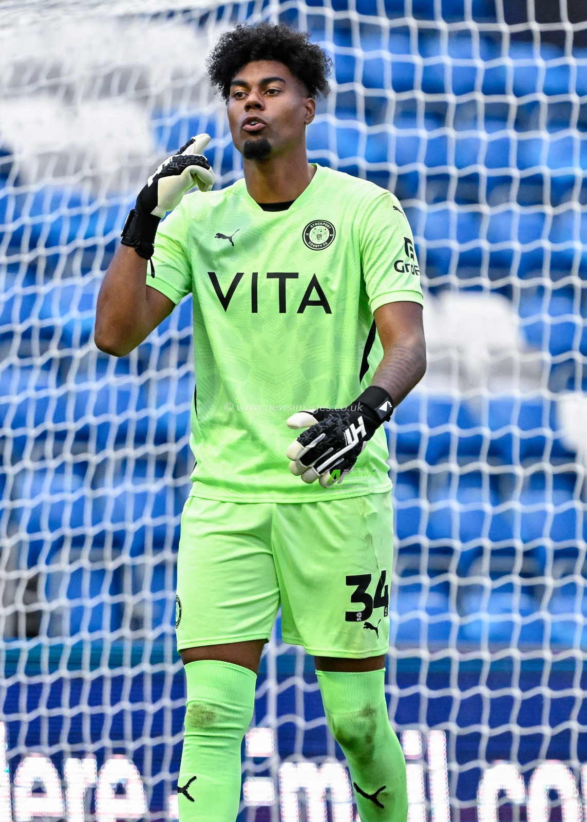 Corey Addai of Stockport County during the Pre-season friendly match Stockport County vs Blackburn Rovers at Edgeley Park Stadium, Stockport, United Kingdom, 2nd August 2024

(Photo by Cody Froggatt/News Images)