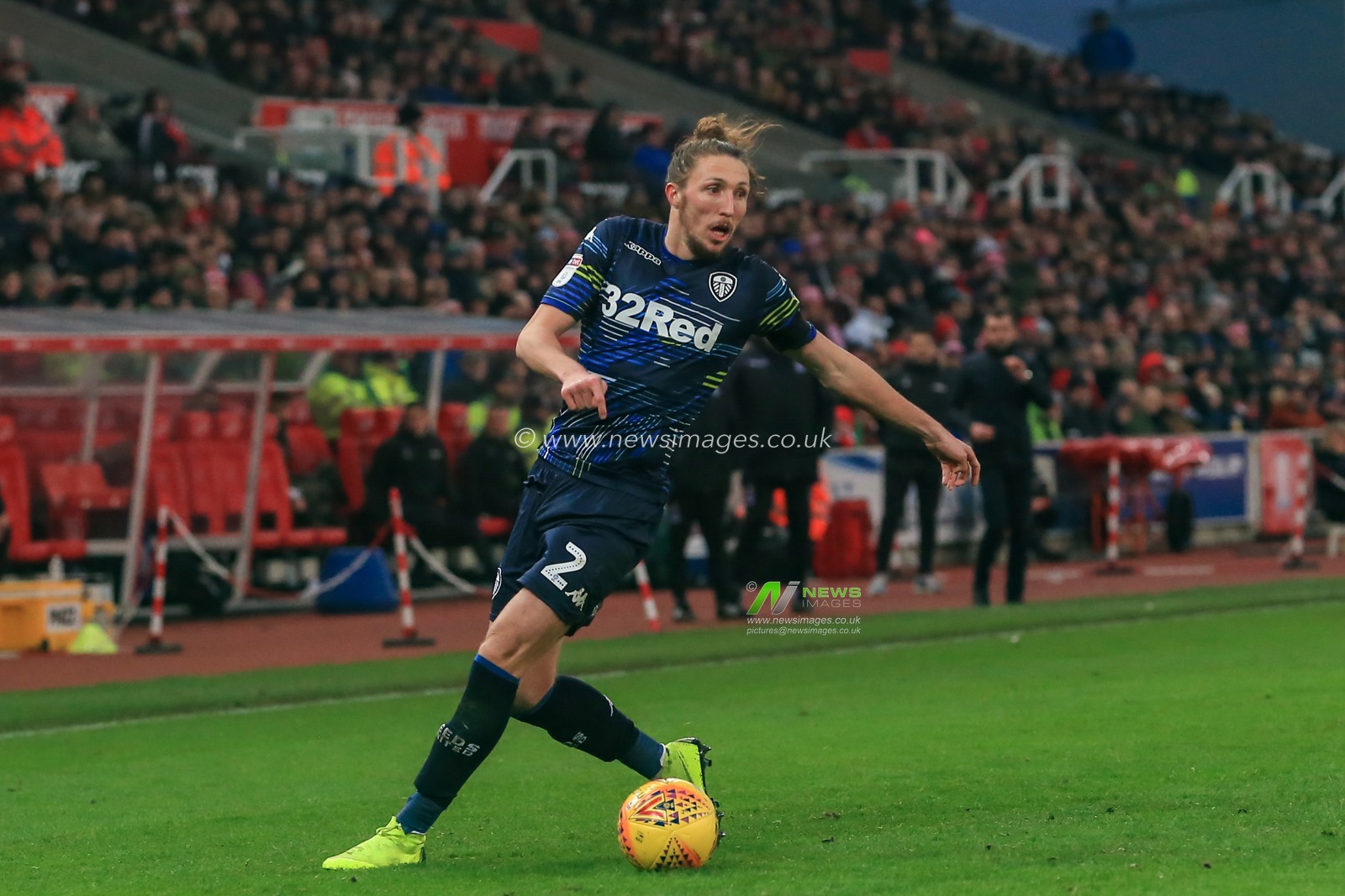19th January 2019, Bet 365 Stadium, Stoke-on-Trent, England; Sky Bet Championship, Stoke City vs Leeds United ; Luke Ayling (02) of Leeds Utd during the game


Credit: Mark Cosgrove/News Images

English Football League images are subject to DataCo Licence