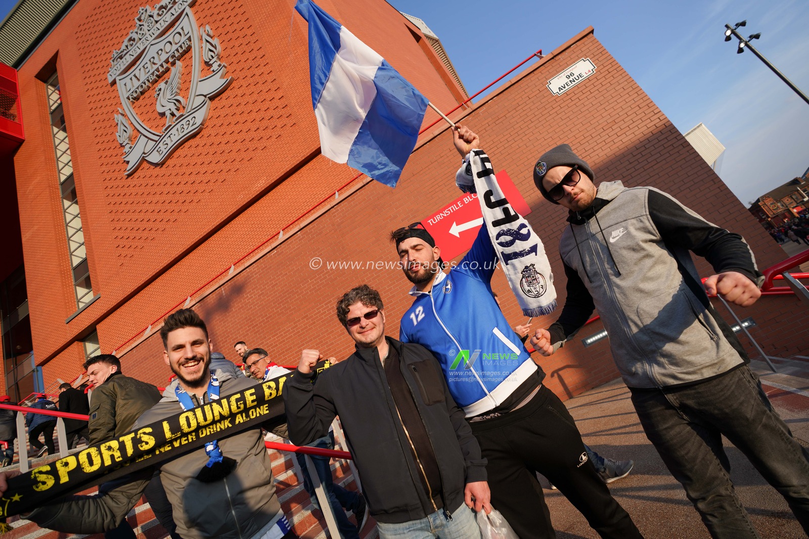 A general view of Anfield, with fans arriving for the match

9th April 2019 , Anfield Stadium, Liverpool, England;  EUFA Champions League Quarter Final, First Leg, Liverpool FC vs FC Porto 

Credit: Terry Donnelly/News Images