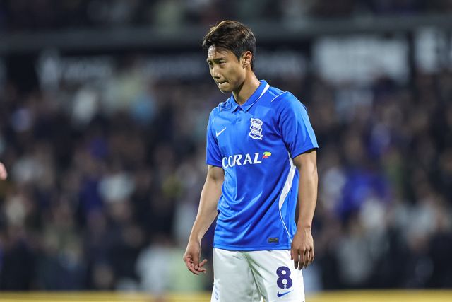 Paik Seung-Ho of Birmingham City during the Sky Bet Championship match Wrexham vs Birmingham City at The Racecourse Ground, Wrexham, United Kingdom on 28 August 2026

(Photo by Mark Cosgrove/News Images)