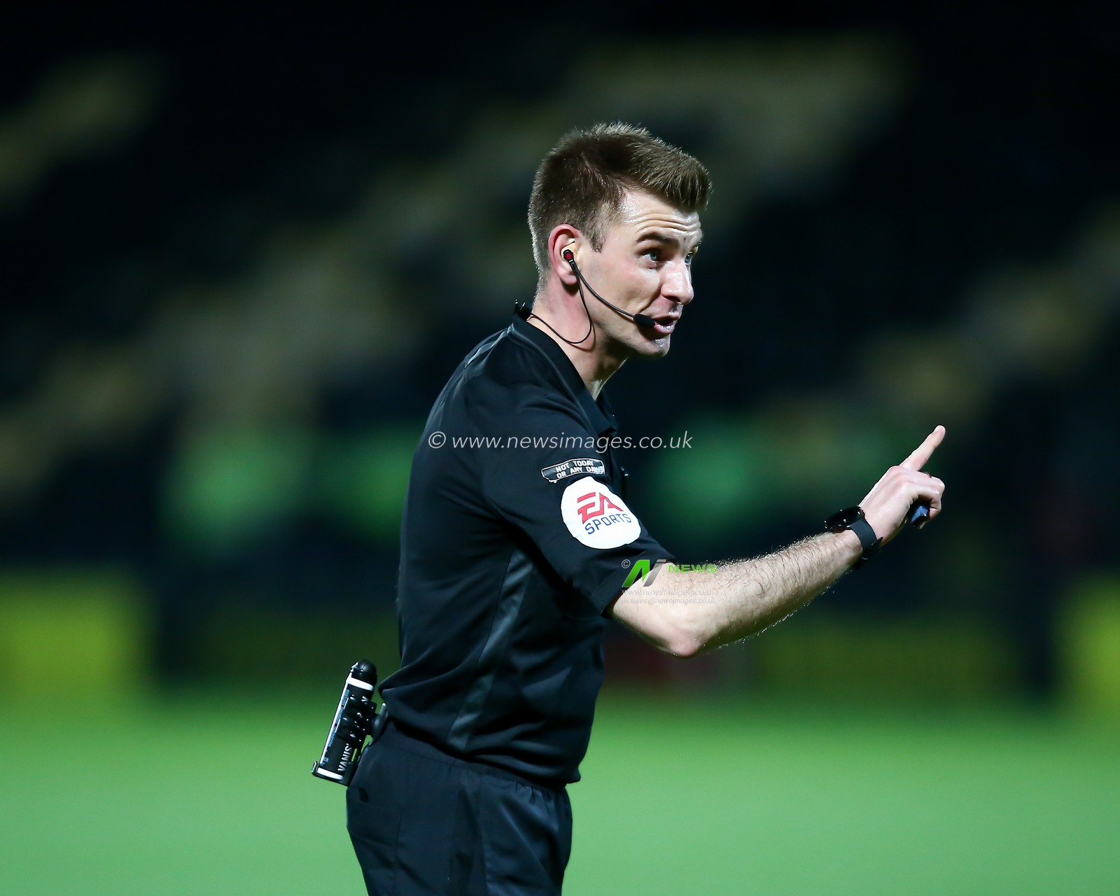Referee Ollie Yates