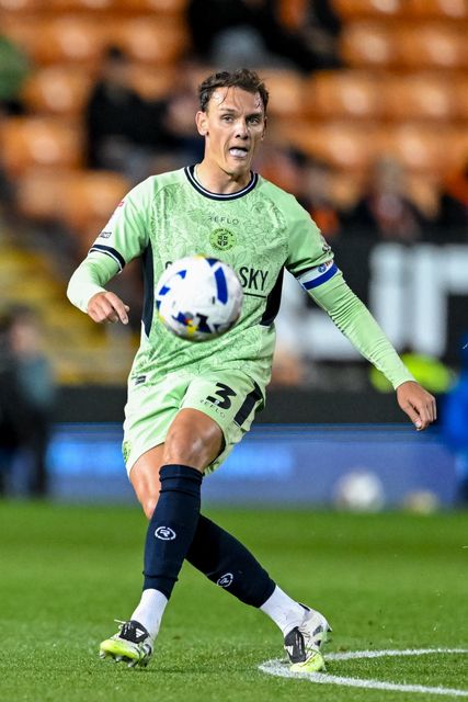 Kal Naismith of Luton Town during the Sky Bet League 1 match Blackpool vs Luton Town at Bloomfield Road, Blackpool, United Kingdom, 30th September 2025

(Photo by Adam Gee/News Images)