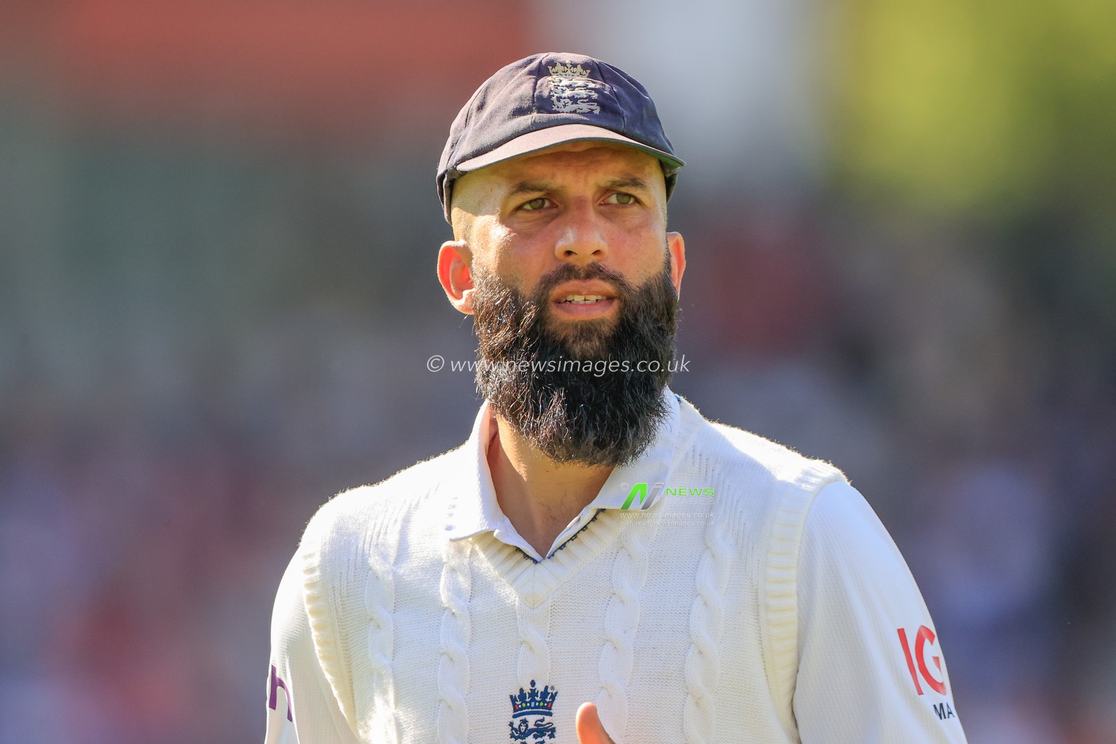Moeen Ali of England during the LV= Insurance Ashes Fourth Test Series Day One England vs Australia at Old Trafford, Manchester, United Kingdom, 19th July 2023

(Photo by Conor Molloy/News Images)