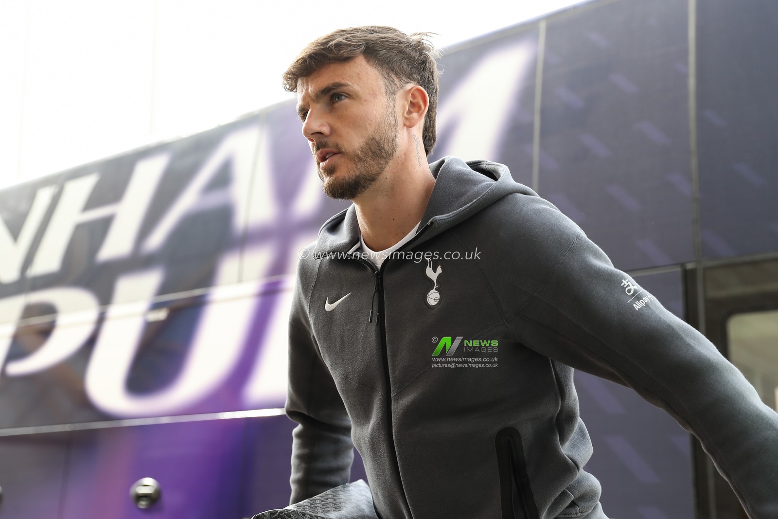 James Maddison of Tottenham Hotspur arrives ahead of the Premier League match Wolverhampton Wanderers vs Tottenham Hotspur at Molineux, Wolverhampton, United Kingdom, 13th April 2025

(Photo by Gareth Evans/News Images)