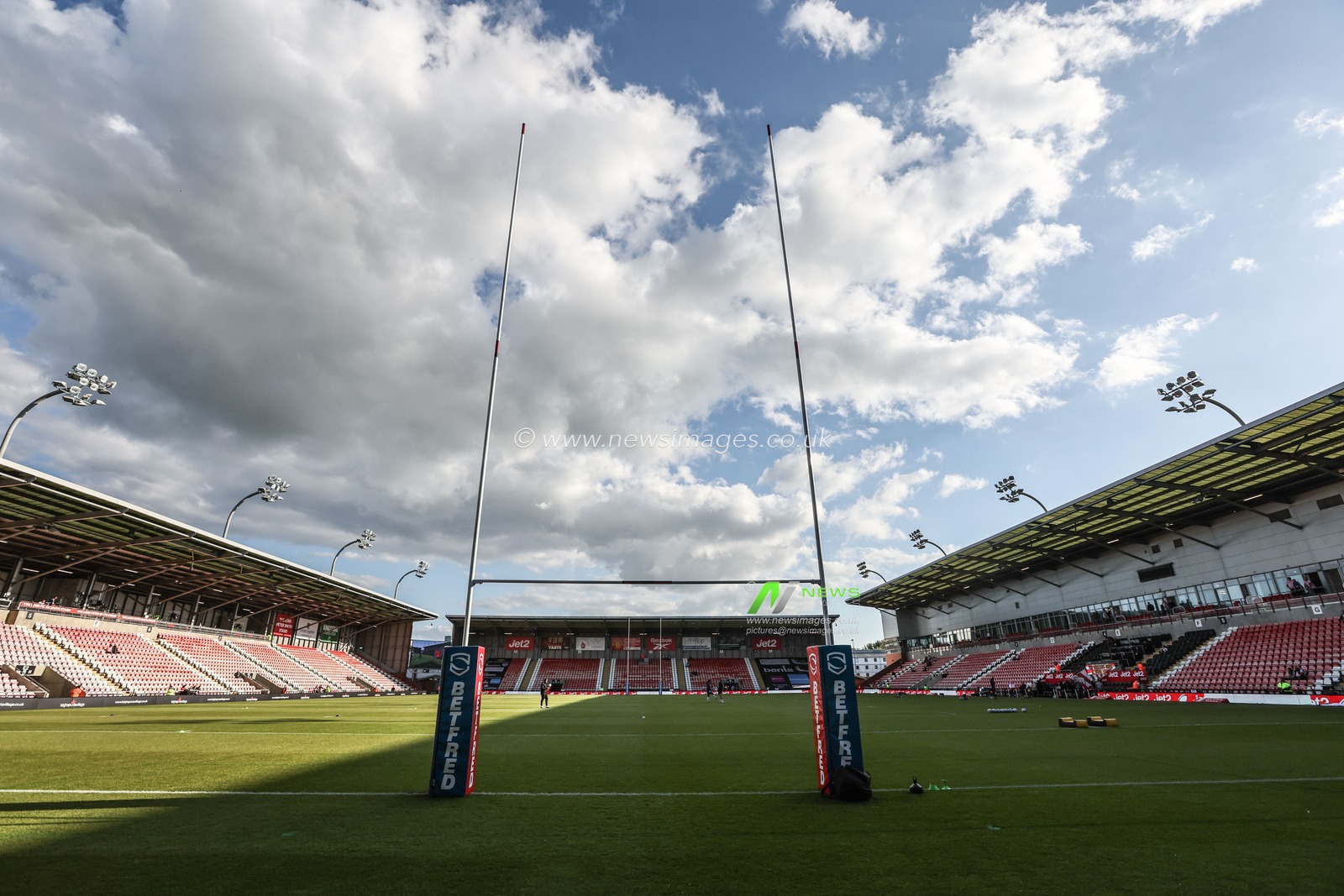 A general view of Leigh Sports Village ahead of the Betfred Super League Round 12 match Leigh Leopards vs Hull FC at Leigh Sports Village, Leigh, United Kingdom, 22nd May 2025

(Photo by Alfie Cosgrove/News Images)