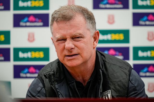 Mark Robins manager of Stoke City in the manager post match press conference during the Sky Bet Championship match Stoke City vs Sheffield Wednesday at Bet365 Stadium, Stoke On Trent, United Kingdom on 03 April 2026

(Photo by Maynard Manyowa/News Images)