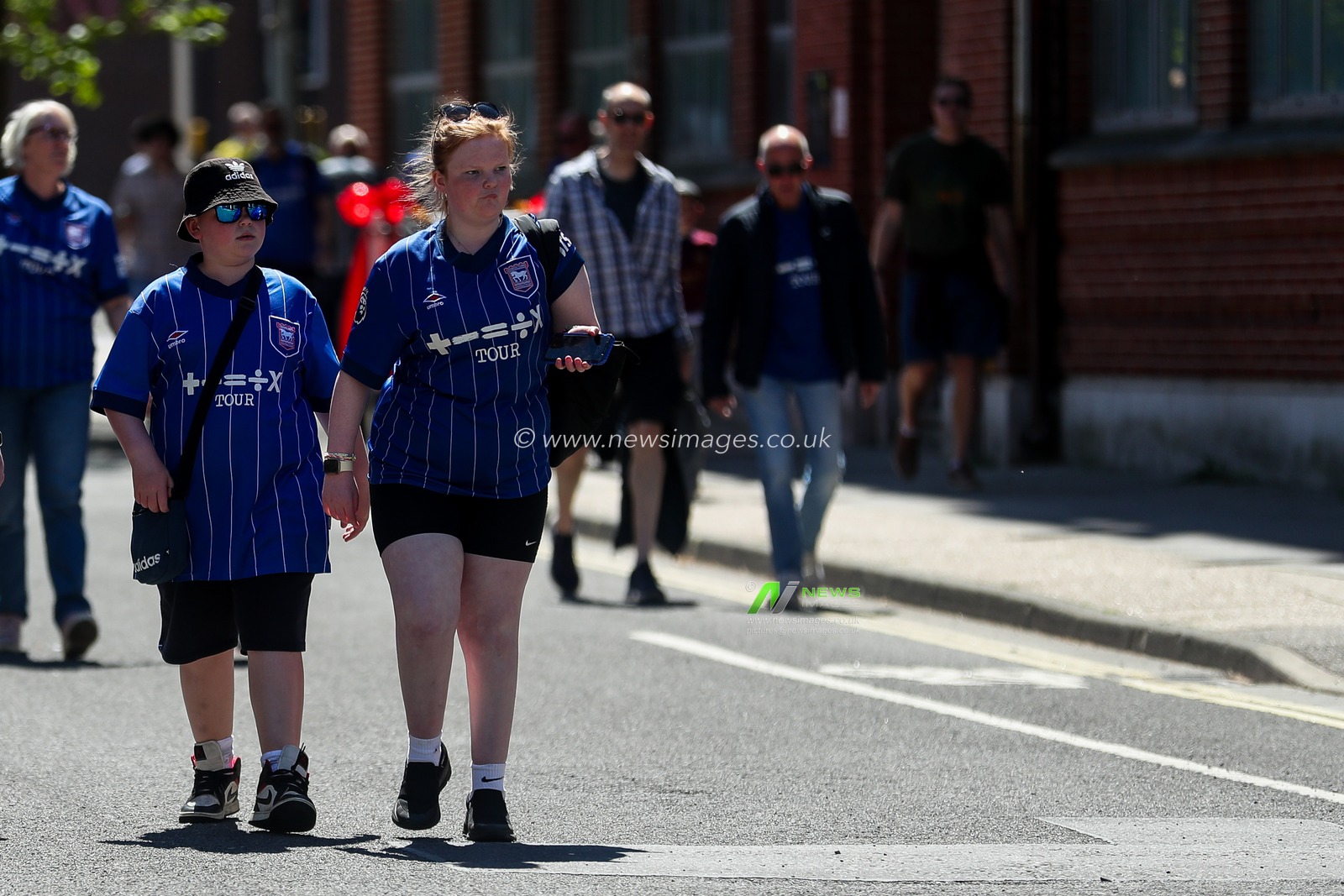 Fans arrives at Portman Road prior to the Premier League match Ipswich Town vs Brentford at Portman Road, Ipswich, United Kingdom, 10th May 2025

(Photo by Izzy Poles/News Images)