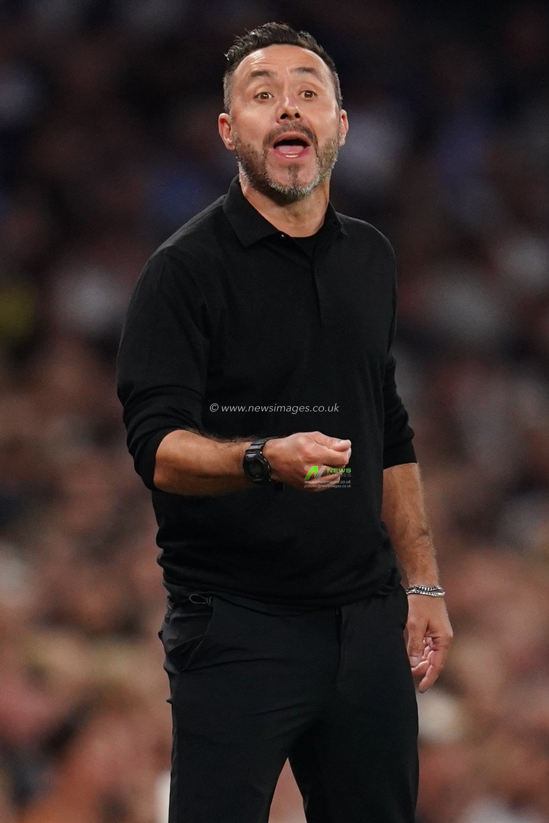 Roberto De Zerbi manager of Tottenham Hotspur during the Carabao Cup round 2 match Tottenham Hotspur vs Charlton Athletic at Tottenham Hotspur Stadium, London, United Kingdom on 26 August 2026

(Photo by Harvey Murphy/News Images)