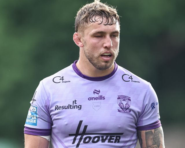 Sam Powell of Warrington Wolves during the Betfred Super League Round 14 Leeds Rhinos v Warrington Wolves at Headingley Stadium, Leeds, United Kingdom, 14th June 2025

(Photo by Mark Cosgrove/News Images)