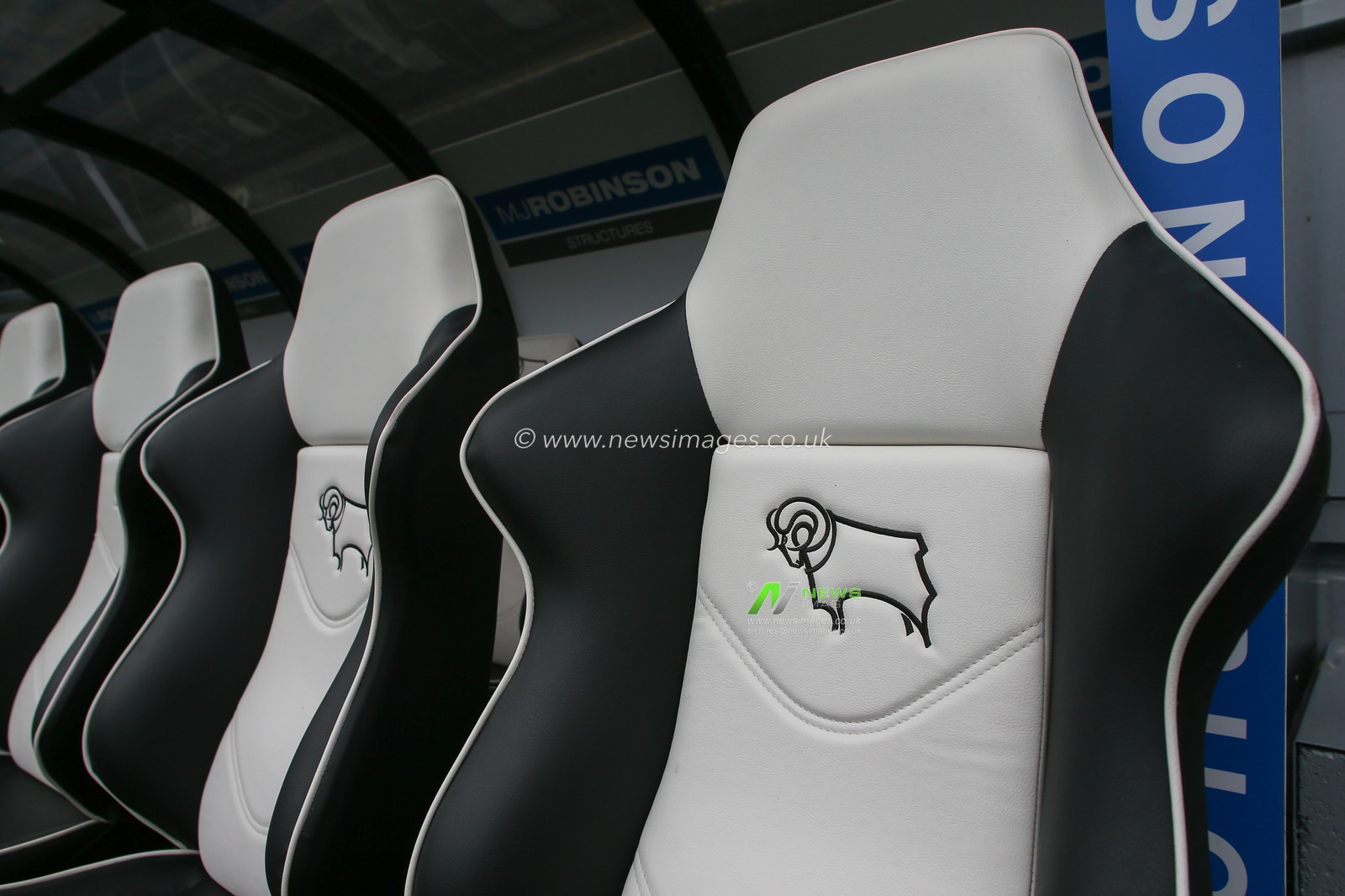 A general view inside of Pride Park Stadium, home of Derby County ahead of the Carabao Cup match Derby County vs Blackpool at Pride Park Stadium, Derby, United Kingdom, 8th August 2023

(Photo by Gareth Evans/News Images)