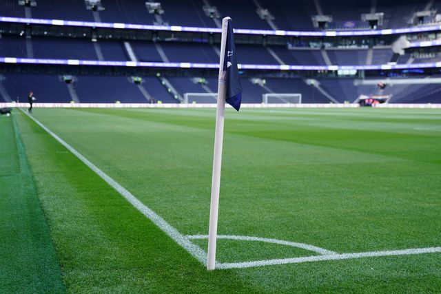View of the Tottenham Hotspur corner flag ahead of the Carabao Cup round 2 match Tottenham Hotspur vs Charlton Athletic at Tottenham Hotspur Stadium, London, United Kingdom on 26 August 2026

(Photo by Harvey Murphy/News Images)