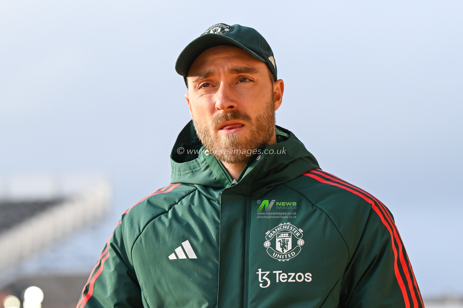 Christian Eriksen of Manchester United arrives ahead of the Emirates FA Cup Fourth Round match Newport County vs Manchester United at Rodney Parade, Newport, United Kingdom, 28th January 2024

(Photo by Craig Thomas/News Images)