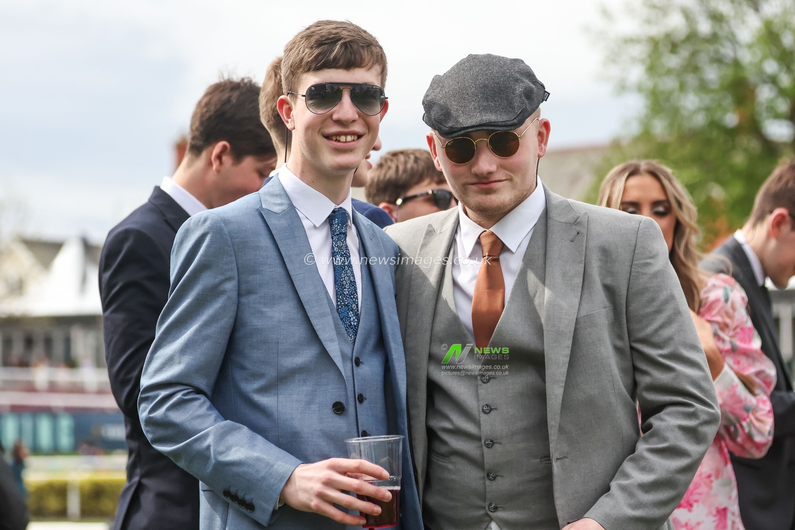 Racegoers during the The Randox Grand National 2024 Ladies Day at Aintree Racecourse, Liverpool, United Kingdom, 12th April 2024

(Photo by Mark Cosgrove/News Images)