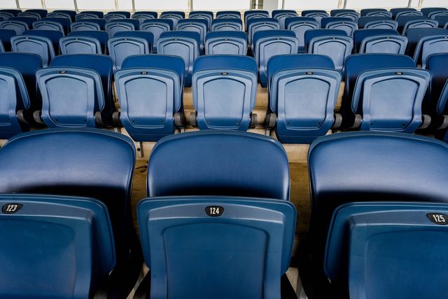 A general view of the seats during the Betfred Super League round 1 match Leeds Rhinos vs Warrington Wolves at AMT Headingley Stadium, Leeds, United Kingdom on 29 March 2026

(Photo by Maynard Manyowa/News Images)