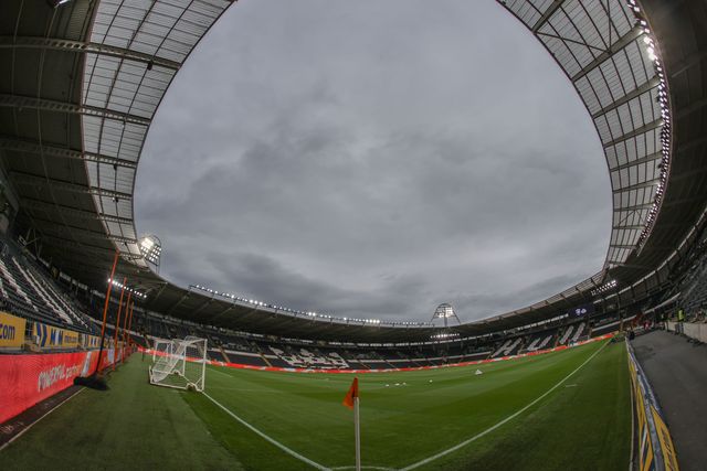 A general view of MKM Stadium ahead of the Pre-season friendly match Hull City vs Sunderland at MKM Stadium, Hull, United Kingdom, 29th July 2025

(Photo by Alfie Cosgrove/News Images)