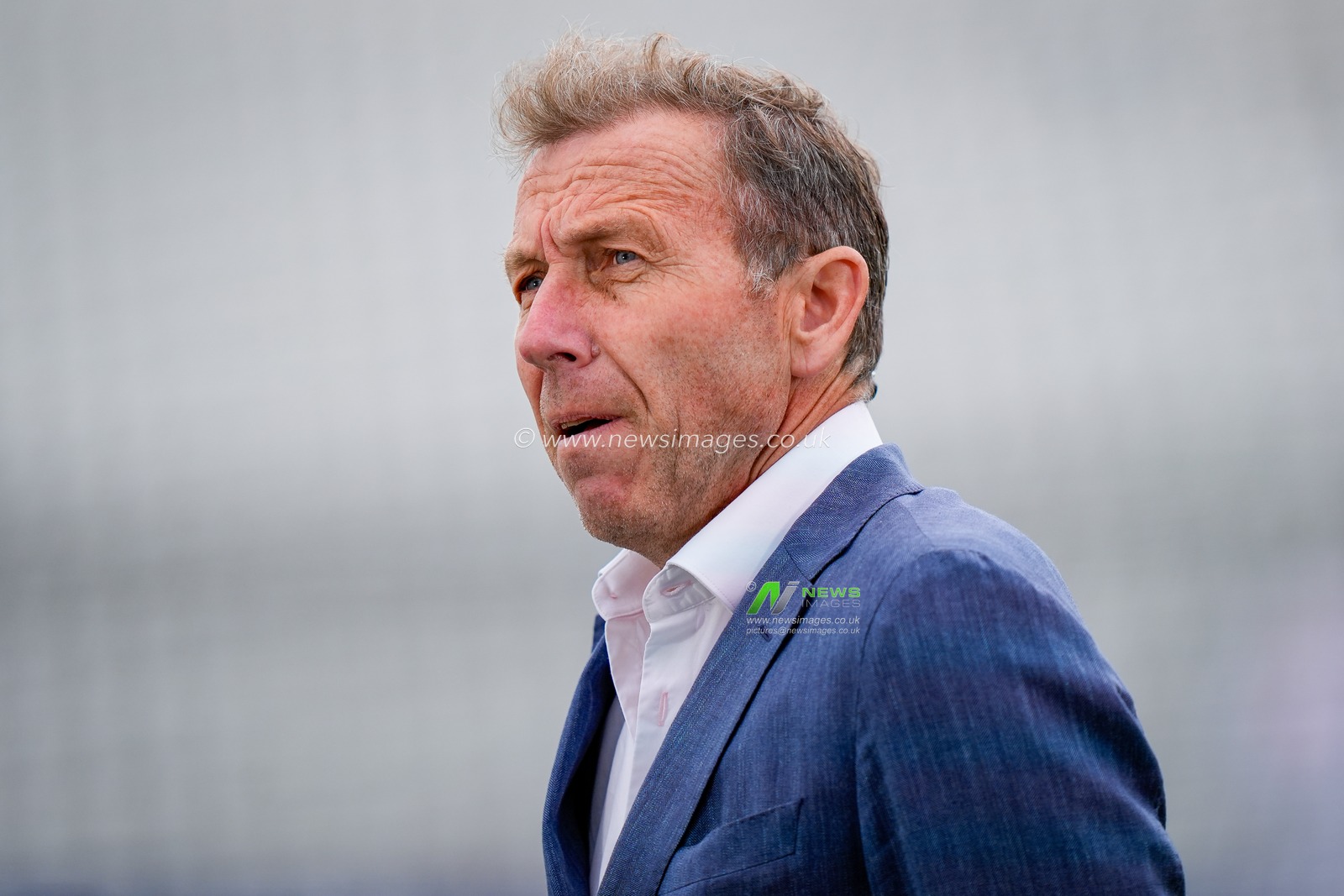 Former England captain and Sky Sports commentator Michael Atherton during the 3rd Rothesay Test Match Day 5 match England vs New Zealand at Trent Bridge, Nottingham, United Kingdom on 29 June 2026

(Photo by Maynard Manyowa/News Images)
