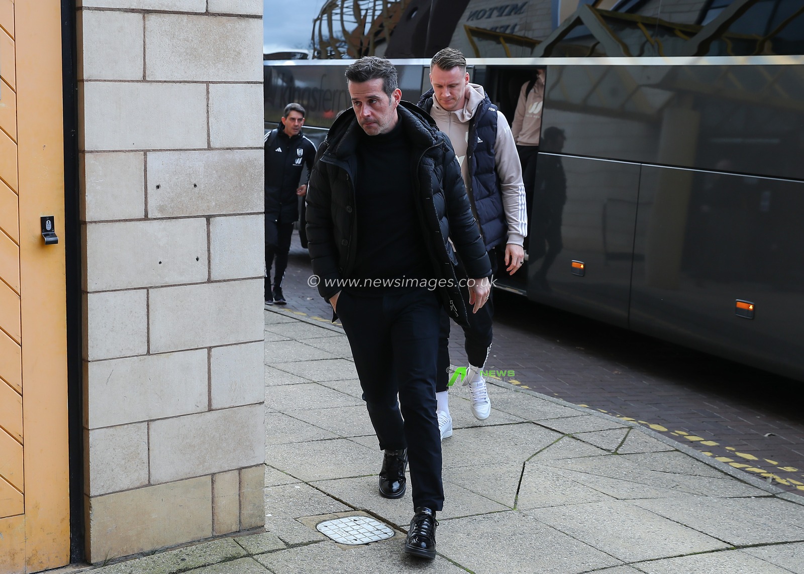Marco Silva manager of Fulham arrives ahead of the match, during the Premier League match Wolverhampton Wanderers vs Fulham at Molineux, Wolverhampton, United Kingdom, 9th March 2024

(Photo by Gareth Evans/News Images)