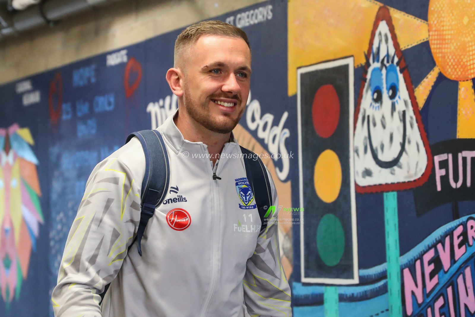 Ben Currie of Warrington Wolves arrives ahead of the Betfred Super League Round 14 match Warrington Wolves vs Salford Red Devils at Halliwell Jones Stadium, Warrington, United Kingdom, 14th June 2024

(Photo by Gareth Evans/News Images)