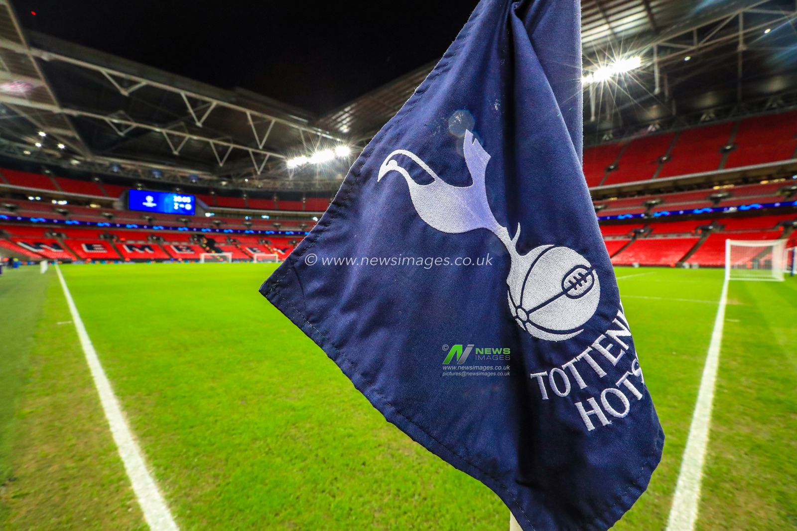 28th November 2018, Wembley Stadium, London, England; UEFA Champions League, Tottenham v Inter Milan ; A view of the stadium from the corner flag.



Credit: Georgie Kerr/News Images