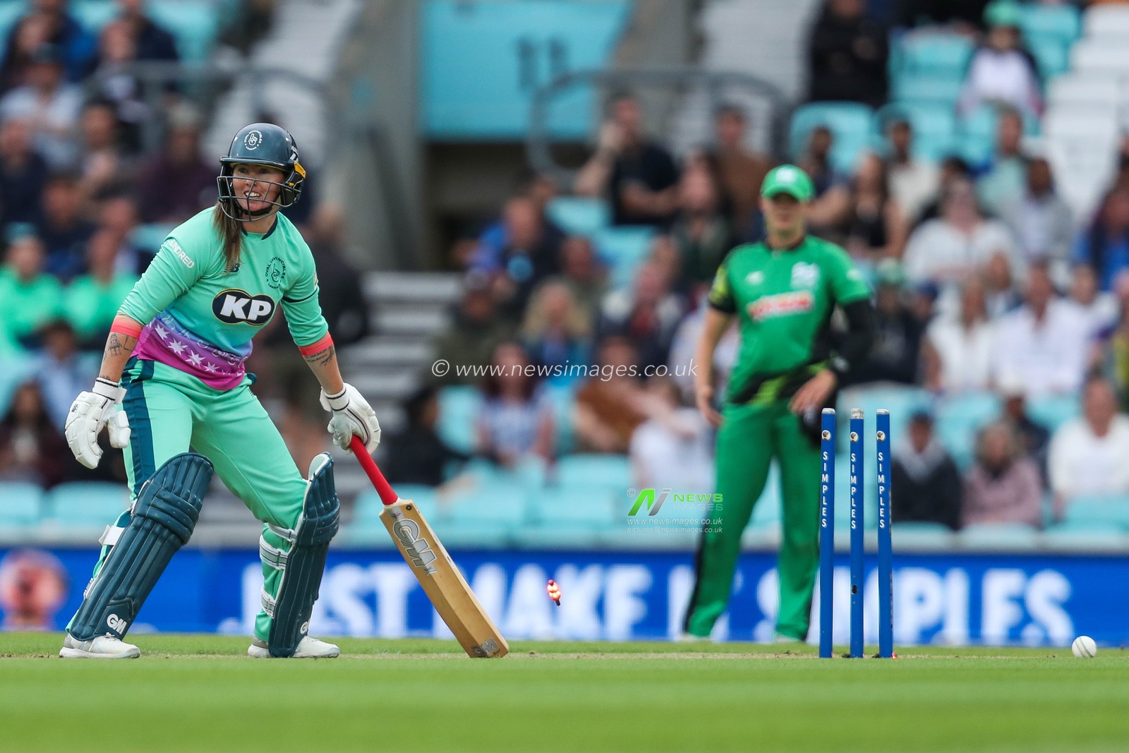 Lauren Winfield-Hill of Oval Invincibles looks on during the The Hundred match Oval Invincibles Women vs Southern Brave Women at The Kia Oval, London, United Kingdom, 8th August 2024

(Photo by Izzy Poles/News Images)