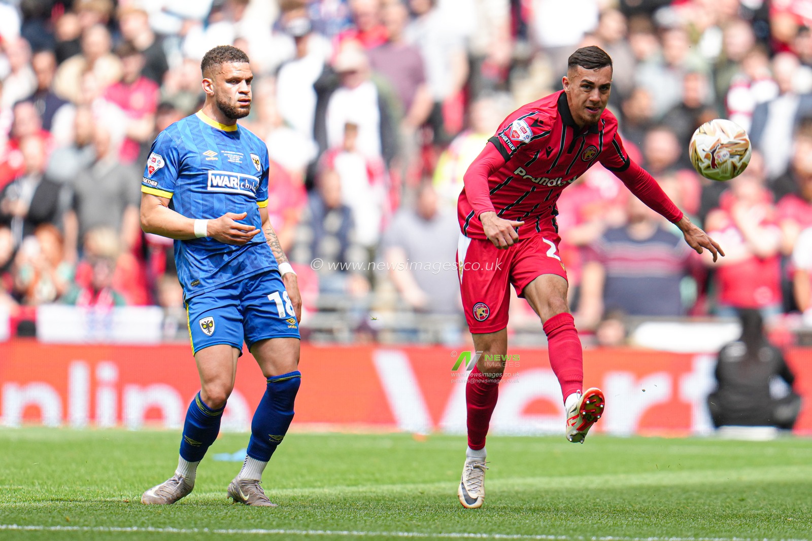 during the Sky Bet League 2 Playoff Final match AFC Wimbledon vs Walsall at Wembley Stadium, London, United Kingdom, 26th May 2025

(Photo by Harvey Murphy/News Images)