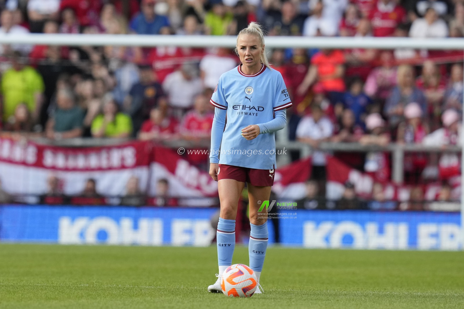 Alex Greenwood #5 of Manchester City during the The FA Women's Super League match Manchester United Women vs Manchester City Women at Leigh Sports Village, Leigh, United Kingdom, 21st May 2023

(Photo by Steve Flynn/News Images)