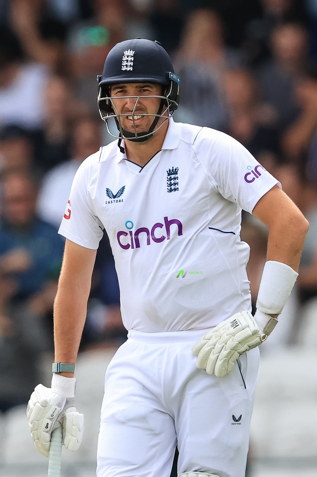 Jamie Overton of England during the game