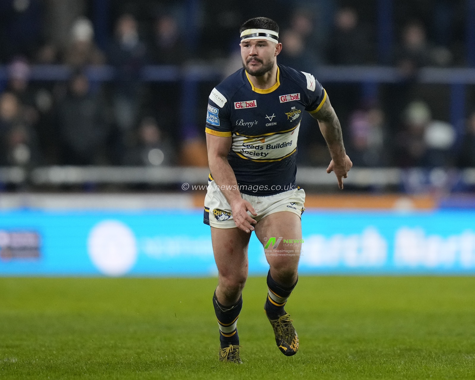James Bentley #11 of Leeds Rhinos during the Betfred Super League Round 4 match Leeds Rhinos vs Wakefield Trinity at Headingley Stadium, Leeds, United Kingdom, 10th March 2023

(Photo by Steve Flynn/News Images)