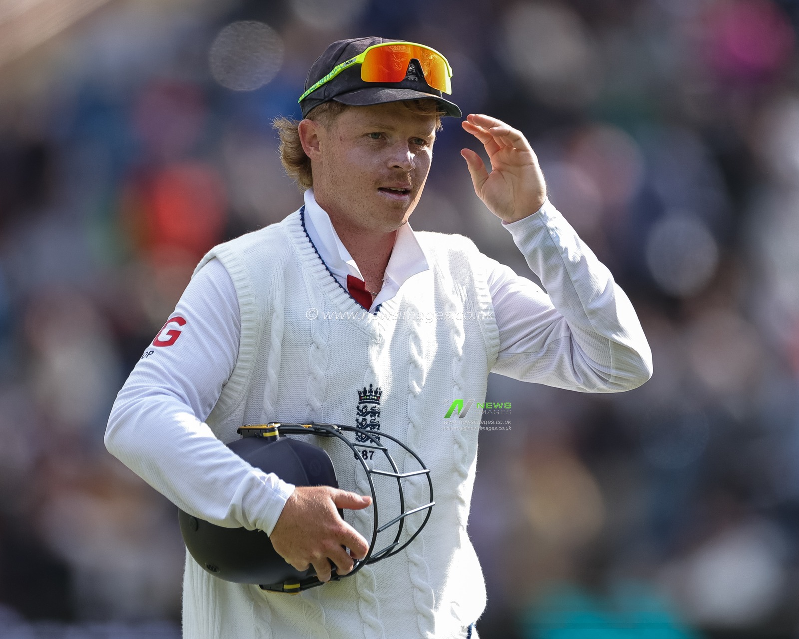 Ollie Pope of England during the 1st Rothesay Test Day 4 Match England v India at Headingley Cricket Ground, Leeds, United Kingdom, 23rd June 2025

(Photo by Mark Cosgrove/News Images)