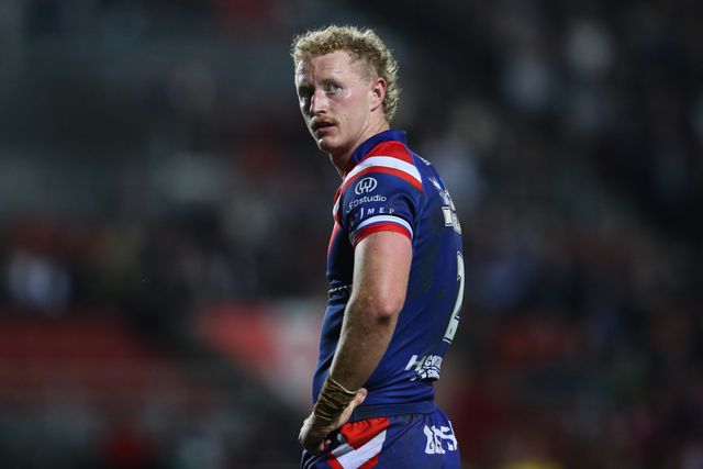 Lachlan Walmsley of Wakefield Trinity during the Betfred Super League  Round 7 match St Helens vs Wakefield Trinity at Totally Wicked Stadium, St Helens, United Kingdom, 11th April 2025

(Photo by Gareth Evans/News Images)