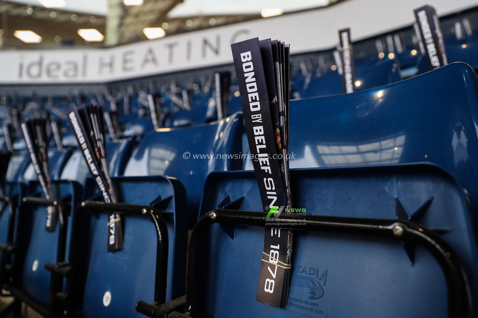 Paper clappers on seats ahead of the Sky Bet Championship Play-Off Semi-Final First Leg match West Bromwich Albion vs Southampton at The Hawthorns, West Bromwich, United Kingdom, 12th May 2024

(Photo by Gareth Evans/News Images)