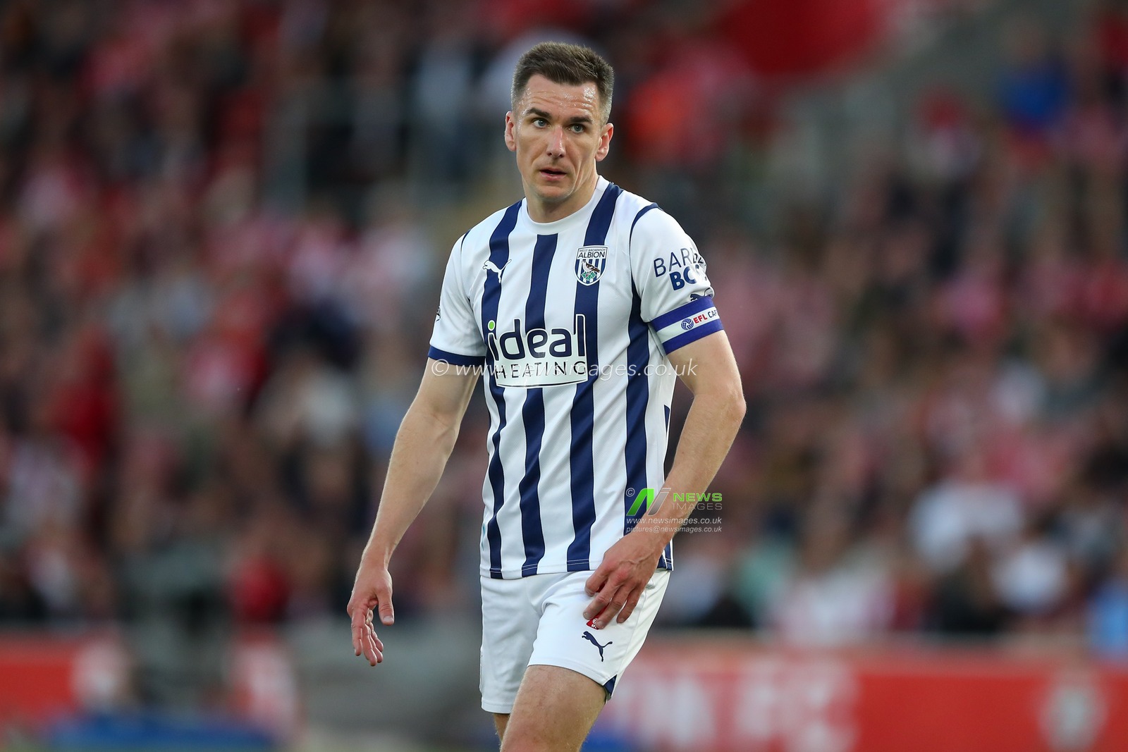 Jed Wallace of West Bromwich Albion, during the Sky Bet Championship Play-Off Semi-Final Second Leg match Southampton vs West Bromwich Albion at St Mary's Stadium, Southampton, United Kingdom, 17th May 2024

(Photo by Gareth Evans/News Images)