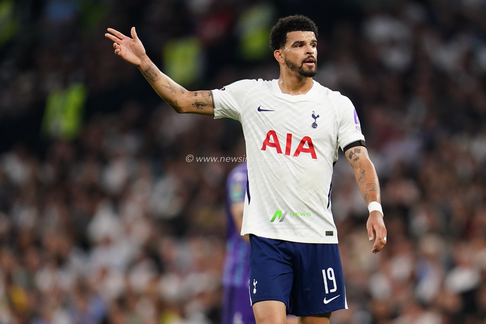 Dominic Solanke of Tottenham Hotspur during the Carabao Cup round 2 match Tottenham Hotspur vs Charlton Athletic at Tottenham Hotspur Stadium, London, United Kingdom on 26 August 2026

(Photo by Harvey Murphy/News Images)