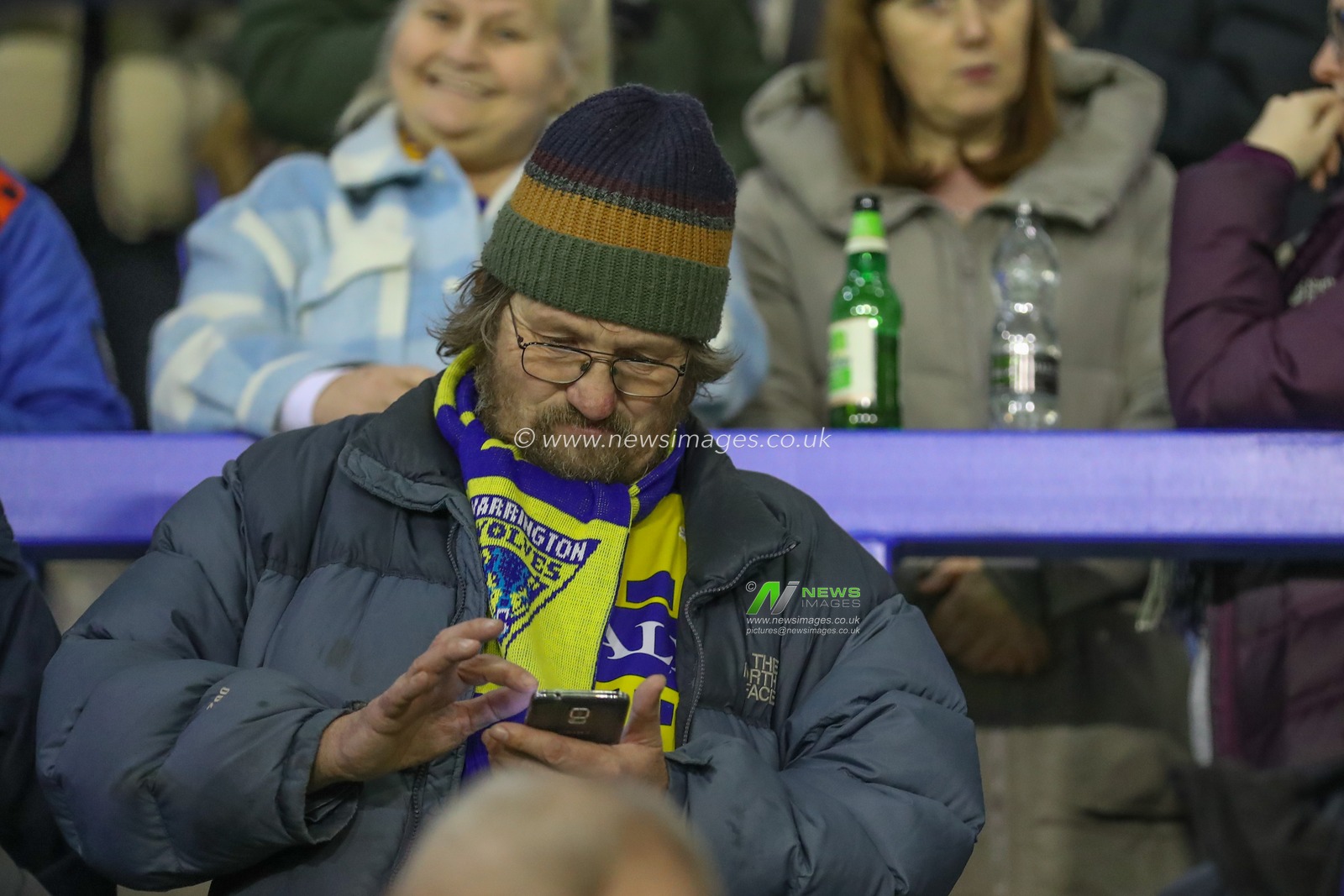 Warrington Wolves fans ahead of the Betfred Super League Round 1 match Warrington Wolves vs Leeds Rhinos at Halliwell Jones Stadium, Warrington, United Kingdom, 16th February 2023

(Photo by Gareth Evans/News Images)