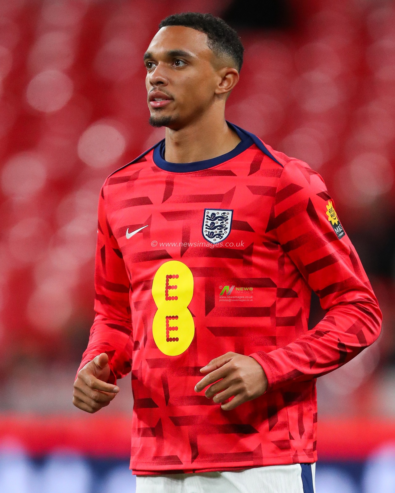 Trent Alexander-Arnold of England during warms up prior to the UEFA Nations League - League B - Group B2 - match England vs Greece at Wembley Stadium, London, United Kingdom, 10th October 2024

(Photo by Gareth Evans/News Images)