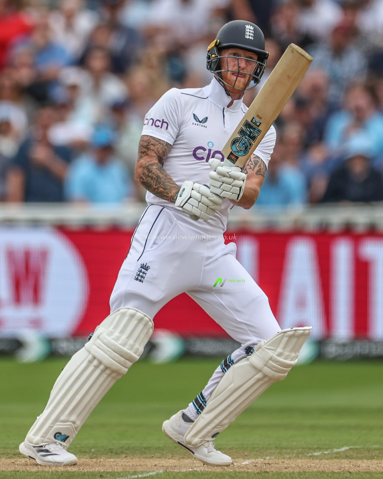 Ben Stokes of England during Day Two of the Rothesay Test match England vs West Indies at Edgbaston, Birmingham, United Kingdom, 27th July 2024

(Photo by Mark Cosgrove/News Images)