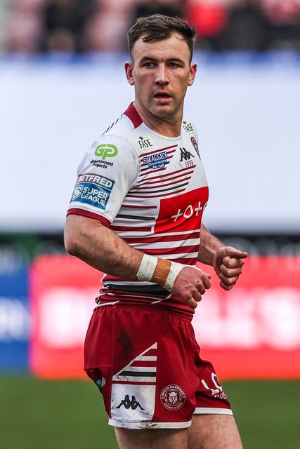 Harry Smith of Wigan Warriors during the Betfred Super League round 6 match Wigan Warriors vs Huddersfield Giants at The Brick Community Stadium, Wigan, United Kingdom on 28 March 2026

(Photo by Alfie Cosgrove/News Images)