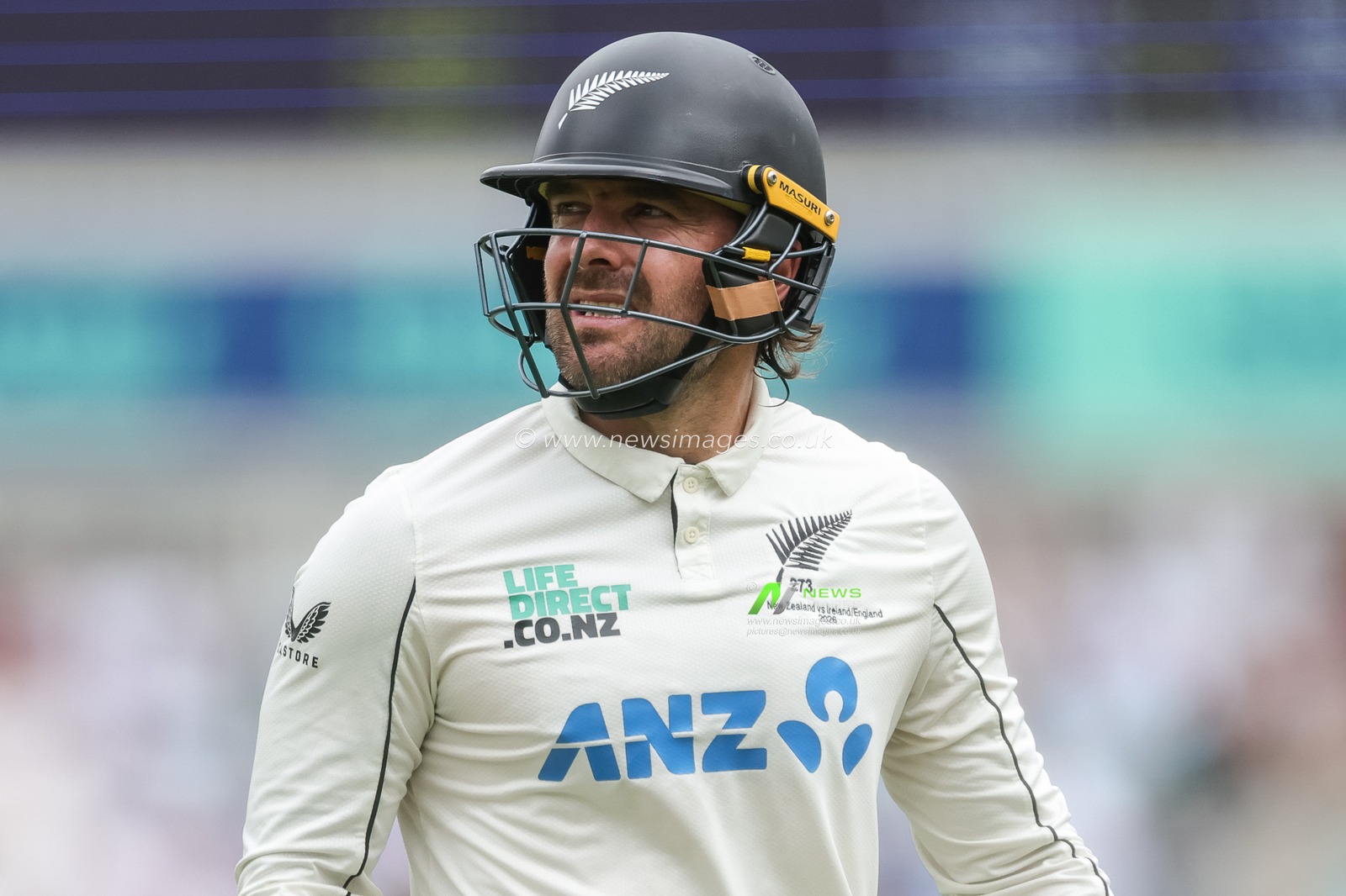 Tom Blundell of New Zealand leaves the field of play after being dismissed during the 2nd Rothesay Test Match Day 4 match England vs New Zealand at The Kia Oval, London, United Kingdom on 20 June 2026

(Photo by Mark Cosgrove/News Images)
