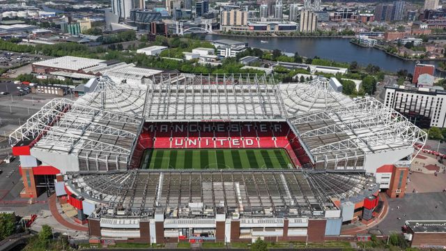 An aerial view of Old Trafford during the Premier League match Manchester United vs Brentford at Old Trafford, Manchester, United Kingdom on 27 April 2026

(Photo by Mark Cosgrove/News Images)