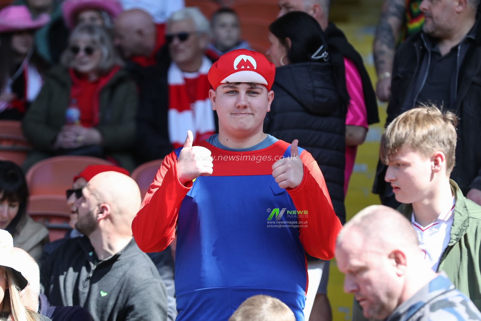 Barnsley fans arrive during the Sky Bet League 1 match Blackpool vs Barnsley at Bloomfield Road, Blackpool, United Kingdom, 20th April 2024

(Photo by Alfie Cosgrove/News Images)