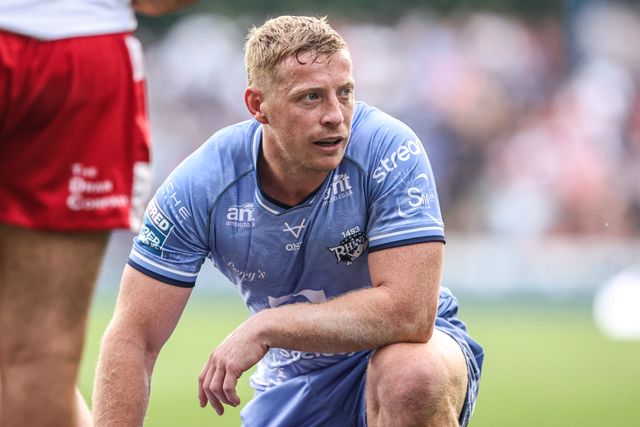 Lachie Miller of Leeds Rhinos during the Betfred Super League round 16 match Leeds Rhinos vs Hull KR at AMT Headingley Stadium, Leeds, United Kingdom on 26 June 2026

(Photo by Alfie Cosgrove/News Images)