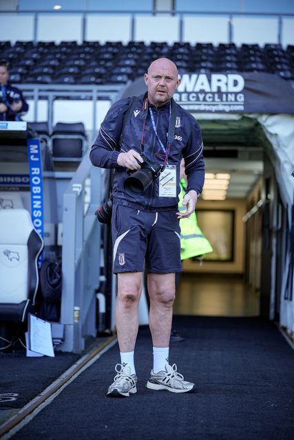during the Sky Bet Championship match Derby County vs Stoke City at Pride Park Stadium, Derby, United Kingdom on 06 April 2026

(Photo by Maynard Manyowa/News Images)