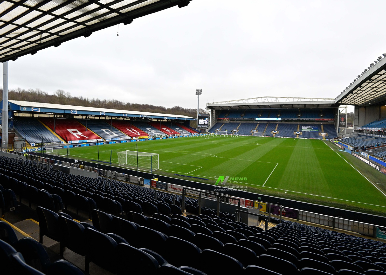A general view of Ewood Park ahead of the match, during the Sky Bet Championship match Blackburn Rovers vs Watford at Ewood Park, Blackburn, United Kingdom, 23rd December 2023

(Photo by Cody Froggatt/News Images)