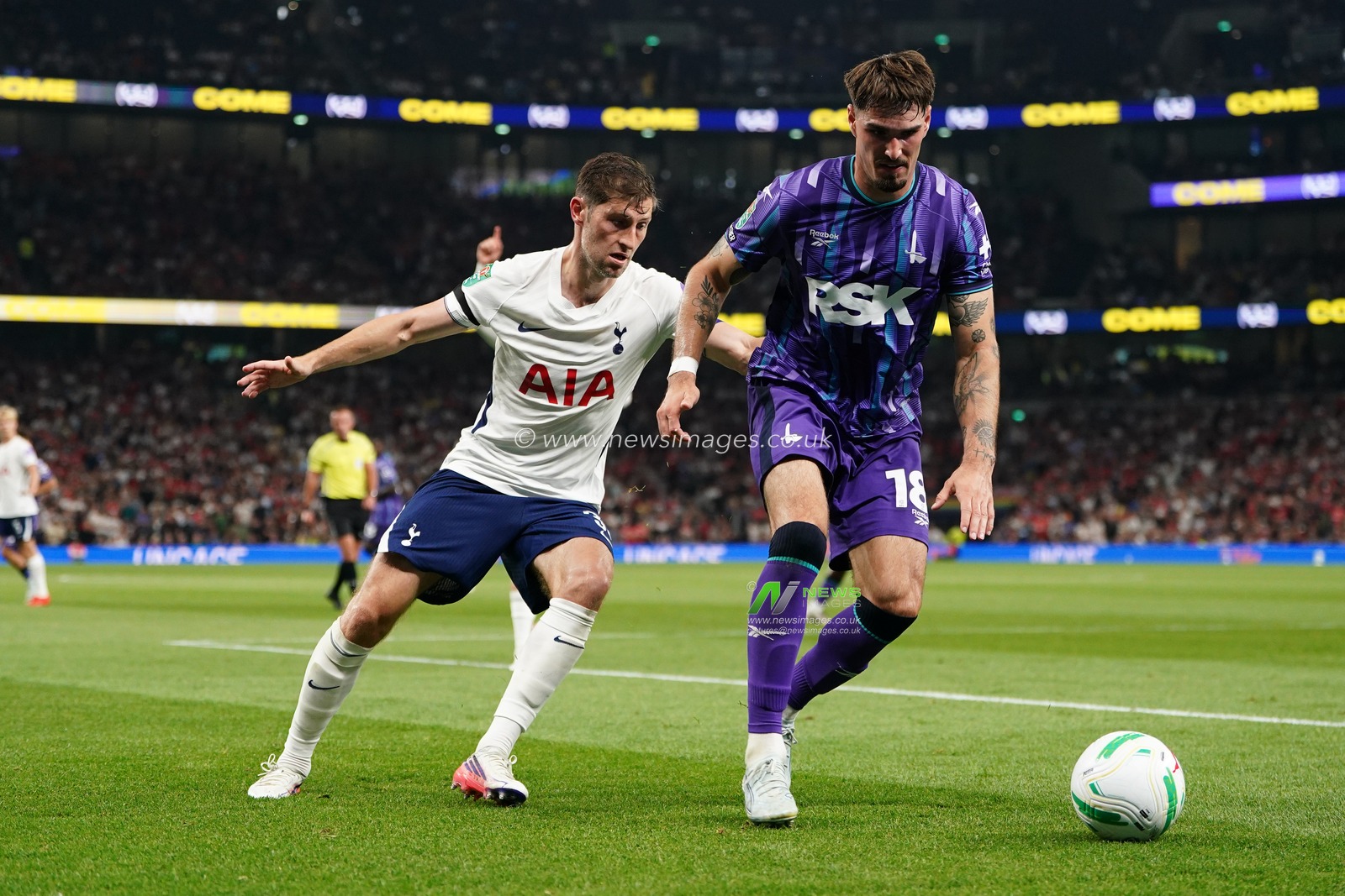 during the Carabao Cup round 2 match Tottenham Hotspur vs Charlton Athletic at Tottenham Hotspur Stadium, London, United Kingdom on 26 August 2026

(Photo by Harvey Murphy/News Images)