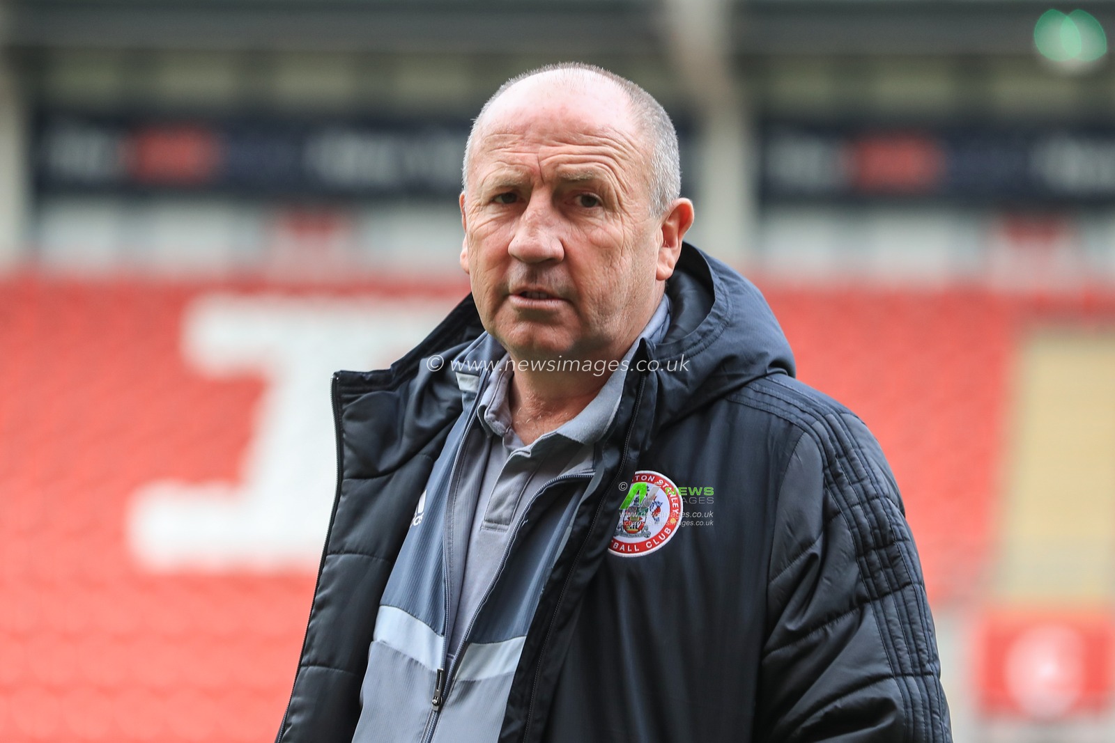 16th November 2019, New York Stadium, Rotherham, England; Sky Bet League 1, Rotherham United v Accrington Stanley : John Coleman manager of Accrington Stanley arrivers at the New York Stadium ahead of this afternoons game 

Credit: Mark Cosgrove/News Images