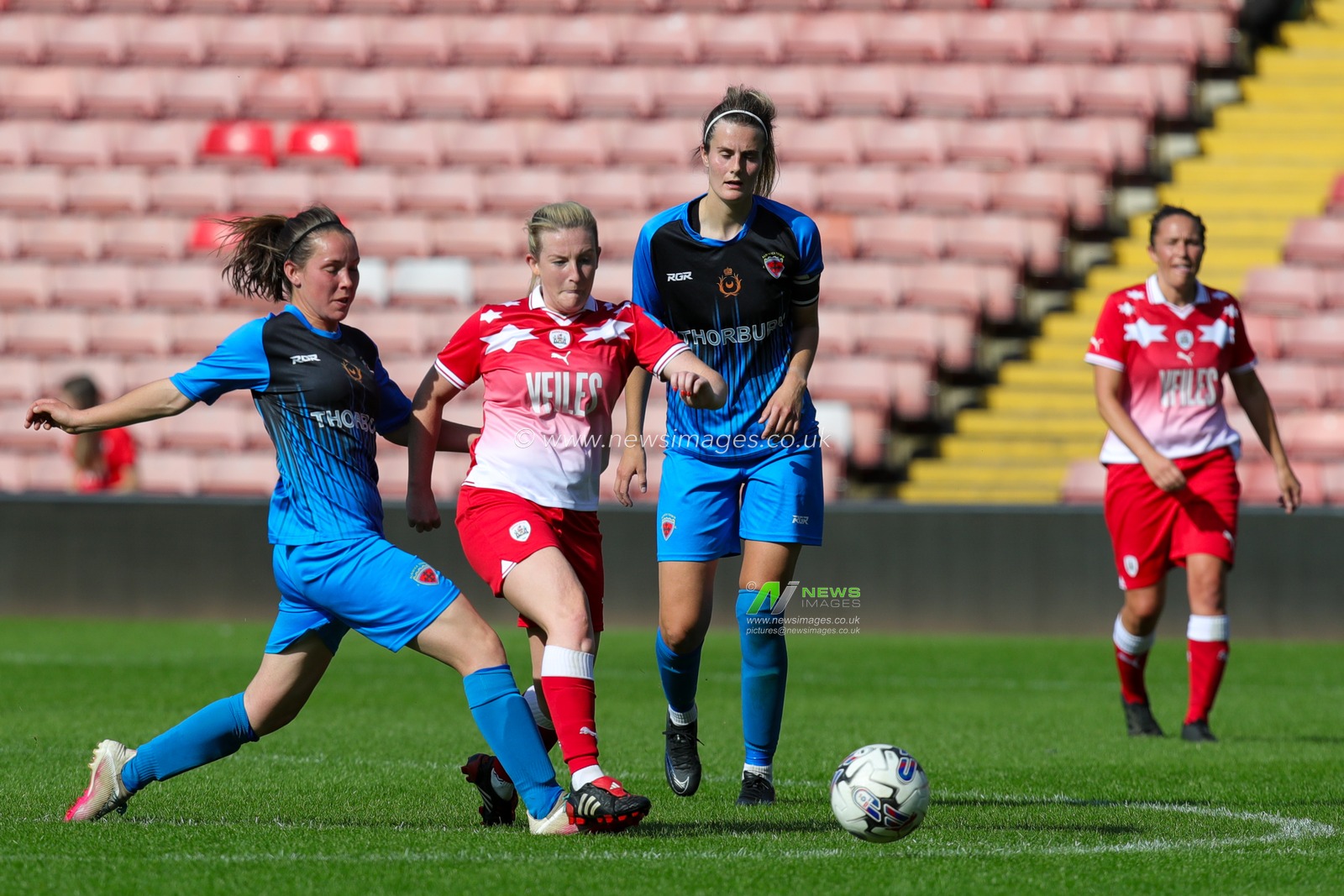 Images taken during the North East Regional Womenâ€™s Football League match Barnsley FC Women vs Alnwick Town Ladies at Oakwell, Barnsley, United Kingdom, 3rd September 2023

(Photo by James Heaton/News Images)