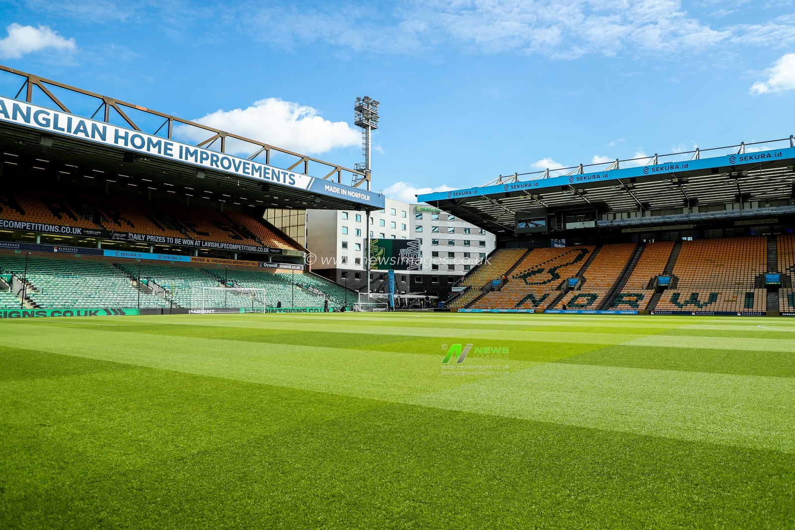 A general view of Carrow Road prior to the Sky Bet Championship match Norwich City vs West Bromwich Albion at Carrow Road, Norwich, United Kingdom, 29th March 2025

(Photo by Izzy Poles/News Images)