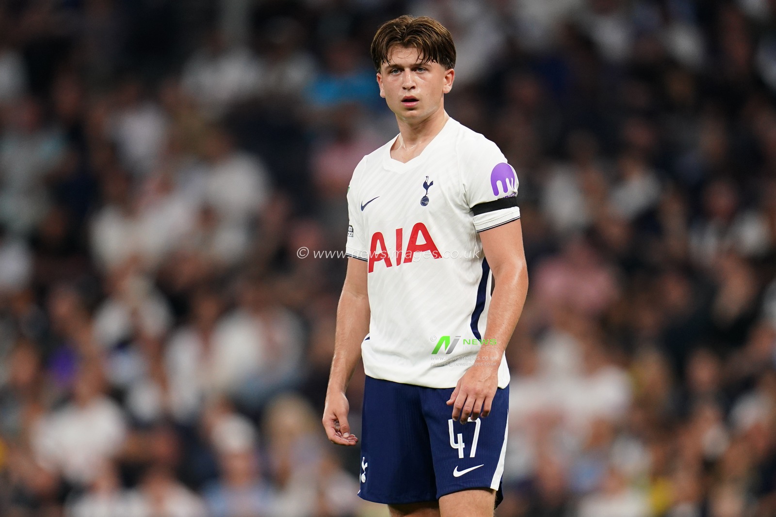 Mikey Moore of Tottenham Hotspur during the Carabao Cup round 2 match Tottenham Hotspur vs Charlton Athletic at Tottenham Hotspur Stadium, London, United Kingdom on 26 August 2026

(Photo by Harvey Murphy/News Images)