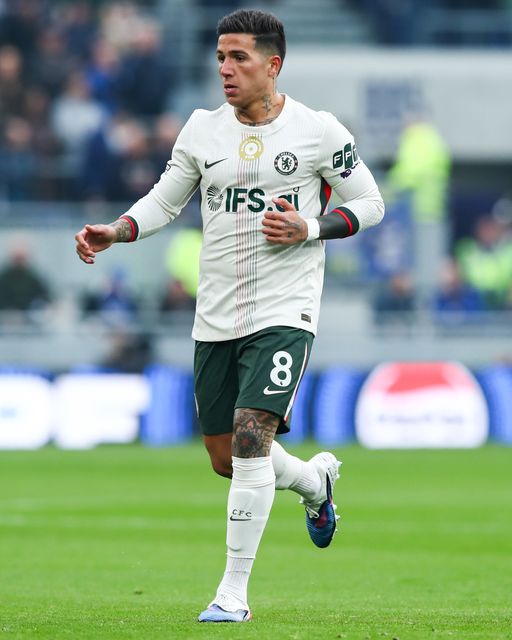 Enzo Fernandez of Chelsea during the Premier League match Everton vs Chelsea at Hill Dickinson Stadium, Liverpool, United Kingdom on 21 March 2026

(Photo by Jorge Horsted/News Images)